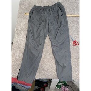Puma Mens‎ 2XL Gray Windbreaker Track Pants Gym Workout Leisure Striped Adjust